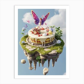 Fairy Cake Art Print