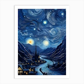 Starry Night Art Print