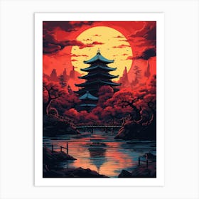 Japanese Pagoda 15 Art Print