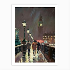 Big Ben At Night Art Print