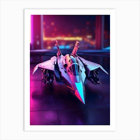 Futuristic Fighter Jet 2 Art Print