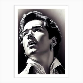 Creative Male Portrait 6 Art Print