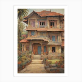 Indian House Art Print