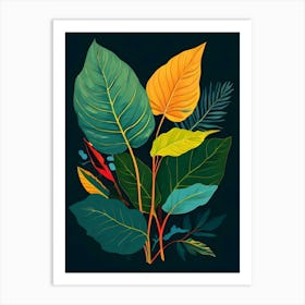 Tropical Leaves 21 Art Print