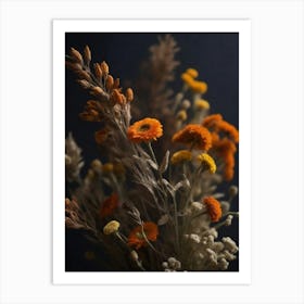 Dried Flowers Art Print