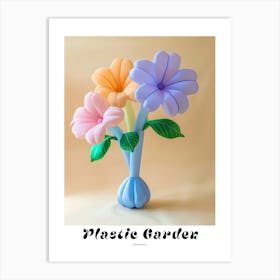 Dreamy Inflatable Flowers Poster Periwinkle 3 Art Print