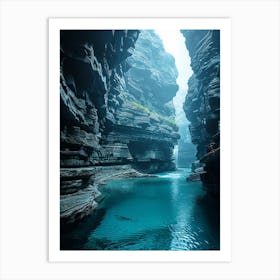 Chinese Canyon Art Print