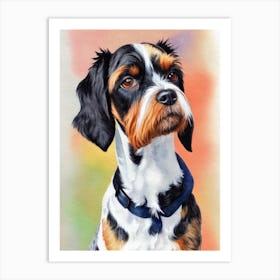Cesky Terrier 3 Watercolour Dog Art Print