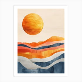 Sunset Canvas Print 5 Art Print