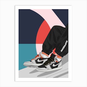 Sneakers Pop Art Art Print