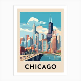 Chicago Travel Poster 23 Art Print