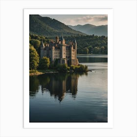 Castle On The Lake Art Print