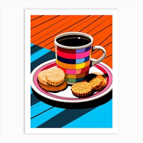 Coffee & Biscuits Art Print