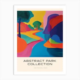 Abstract Park Collection Poster Centennial Park Sydney 1 Art Print