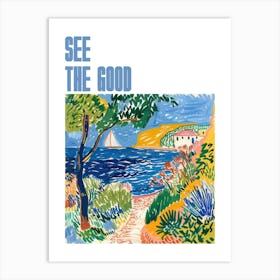 See The Good Poster Seascape Dream Matisse Style 5 Art Print
