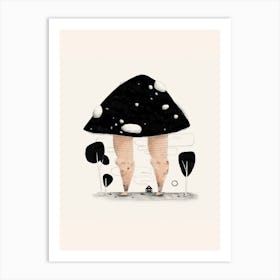 Mushroom Legs Art Print