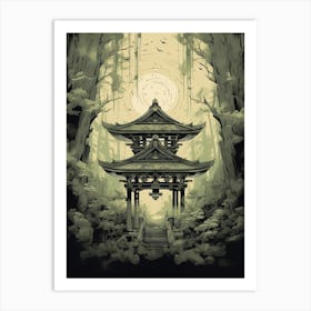 Shinto Shrines Japanese Style 8 Art Print