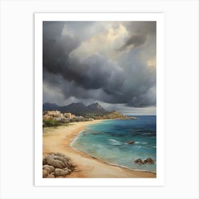 Stormy Day Canvas Print.5 Art Print