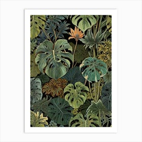 Tropical Leaves 7 Art Print