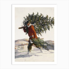 Vintage Tree Haul Art Print