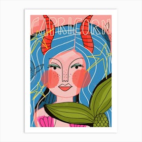 Capricorn Zodiac Art Print