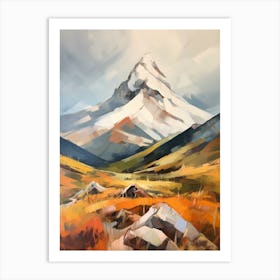 Ben Lui Scotland 3 Mountain Painting Art Print