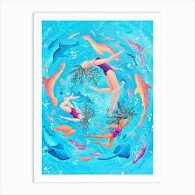 Euphoria Vortex: Ocean Dreaming Art Print