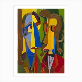 Two Men 1 Art Print