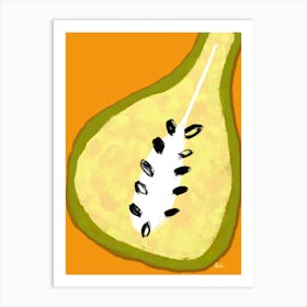 Pear Fruit - Artwork 1 Art Print