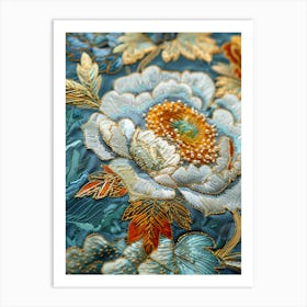 Chinese Embroidery 51 Art Print