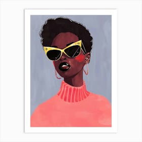 Afro Girl 51 Art Print