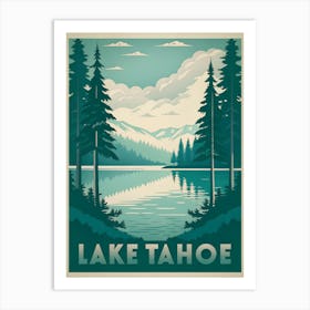 Stunning Lake Tahoe Poster Art Print