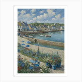 Harbourside Calm Waters, Gentle Breeze 1 Art Print