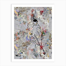 Freddie Mercury Art Print