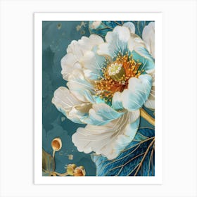 Chinese Flower Painting 22 Art Print