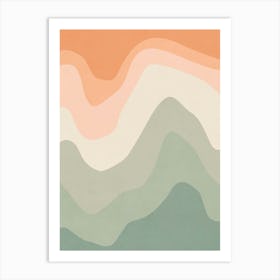 Abstract Waves 04 1 Art Print