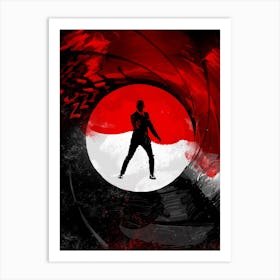 Agent 007 James Art Print