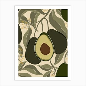 Avocados Art Print