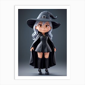 Little Witch 3 Art Print