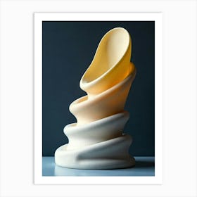 Spiral Chair Art Print