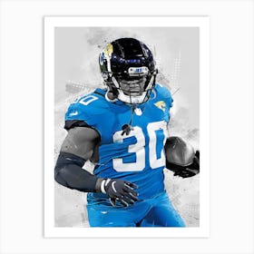 James Robinson Jacksonville Jaguars Art Print