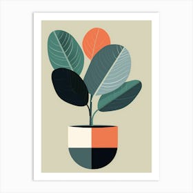 Plant In A Pot 1 Art Print