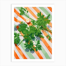 Parsley Summer Illustration 4 Art Print