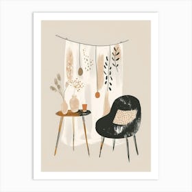 Modern Living Room 4 Art Print