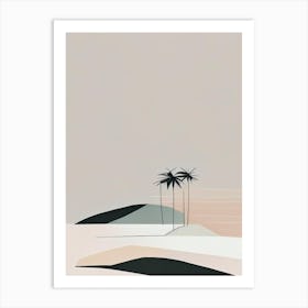Sumba Island Indonesia Simplistic Tropical Destination Art Print