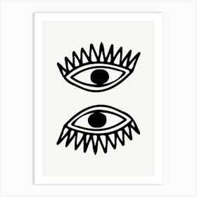 All Seeing Eye Illustration Art Print