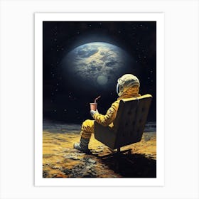 Moon Break Art Print