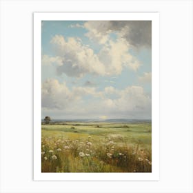 Field Of Daisies 2 Art Print