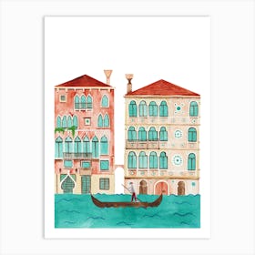 Venice Watercolor Art Print
