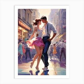 Dancers In Paris 1 Art Print